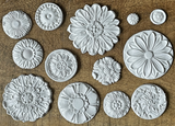 IOD Rosettes Decor Mould by IOD - Iron Orchid Designs @ Painted Heirloom