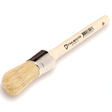 Staalmeester Round Wax Brush 3600 with natural bristles, wooden handle, and metal ferrule.