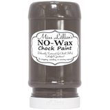 Miss Lillian’s Paint Royal Taupe No-Wax Chock Paint in a plastic container.