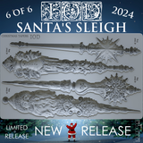 Santa's Sleigh Mould (2024 Limited Release) by IOD - Iron Orchid Designs @ The Painted Heirloom