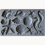 Sea Shells Decor Mould by IOD - Iron Orchid Designs @ Painted Heirloom