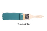 Paintbrush with Seaside Fusion Mineral Paint by Fusion Mineral Paint.