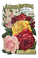IOD Seed Catalogue Transfer by Iron Orchid Designs, for decor or crafts, Rockford, Illinois edition.