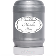 Miss Lillian’s Paint Silver Metallic acrylic paint for silver finishes and furniture restoration projects.