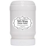 Miss Lillian’s Paint Snowflake No-Wax Chock Paint in a white jar with bold black script label.