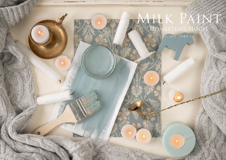 Solstice Blue Milk Paint by Homestead House-The Painted Heirloom