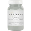 Spruce Alchemy Paint by Fusion Mineral Paint in a jar with white label and white lid.