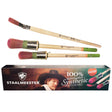 Staalmeester ProHybrid Series Brush Set, 3-piece, 100% synthetic, in packaging with Staalmeester artwork.