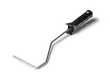 Staalmeester Roller Frame with black handle and metal rod on a plain background.