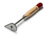 Staalmeester Scraper & Stripper with wood handle, metal shaft, and triangular blade for scraping or stripping tasks.