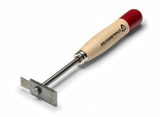 Staalmeester Scraper & Stripper with wood handle, steel blade, and red tip for surface cleaning and scraping.
