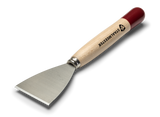 Staalmeester Scrapers & Strippers wide-blade metal scraper with wood handle for paint removal.