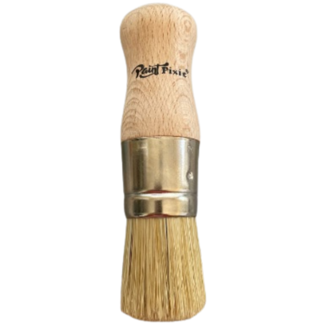 The Paint Pixie Stipley Brush for wax, stenciling, or stippling in DIY projects.