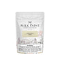 50g bag of Homestead House Stone Fence Milk Paint with caution and warning text on the front label.