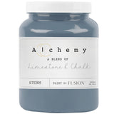Fusion Mineral Paint Storm Alchemy 500mL, chalk-style limestone blend for furniture painting.