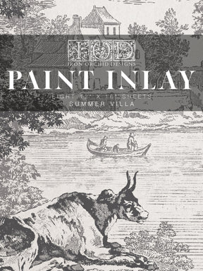 Summer Villa Paint Inlay by IOD - Iron Orchid Designs-The Painted Heirloom
