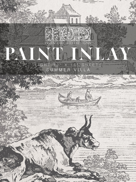 I.O.D. Summer Villa Paint Inlay by IOD - Iron Orchid Designs Spring 2023 @ The Painted Heirloom