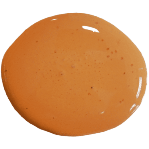 Sweet Potato Milk Paint by Old Fashioned Milk Paint, orange-brown with speckles, shown as a round dollop.