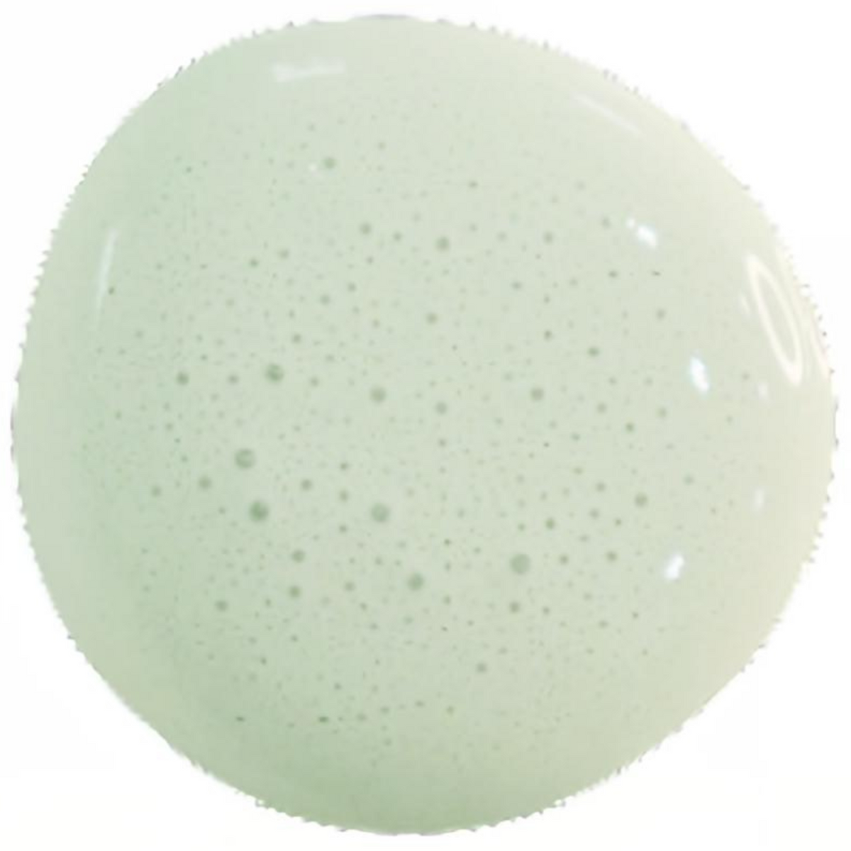 Sweetwater by Old Fashioned Milk Paint, pale green with a smooth finish and small pit marks resembling bubbles.