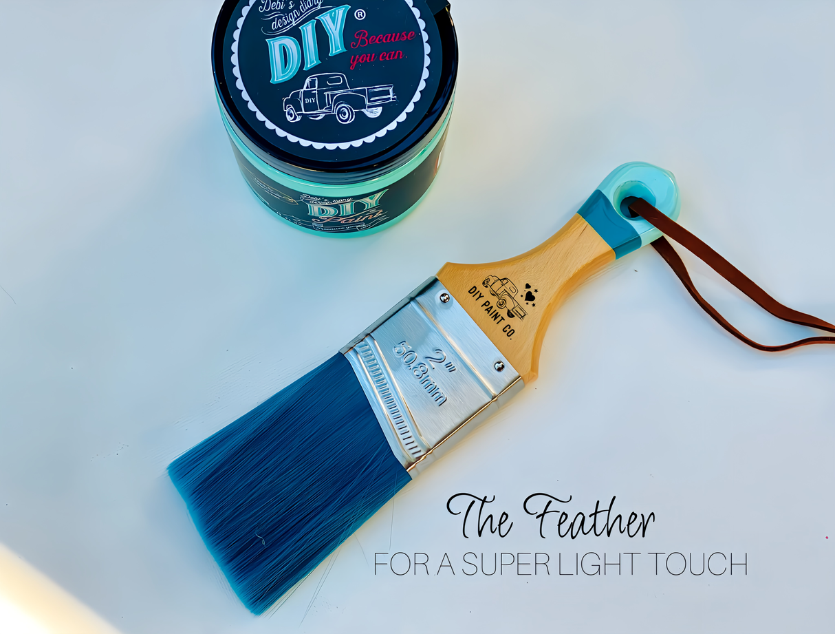 The Feather DIY Paintbrush by Debi's Design Diary