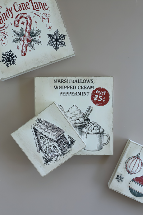 Three boxes with vintage designs from I.O.D.’s 2026 The North Pole Co. Paint Inlay limited release.