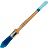 The Perfectionist DIY Paintbrush by DIY Paint Co. with wooden handle and ultra soft bristles for detailed painting tasks.
