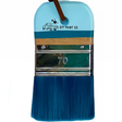 The Smoothie DIY Paintbrush by Debi’s Design Diary, blue ultra-soft bristles, wooden handle, “70” by DIY Paint Co.