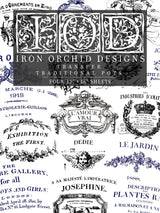 Traditional Pots Decor Transfer Set by IOD - Iron Orchid Designs @ Painted Heirloom