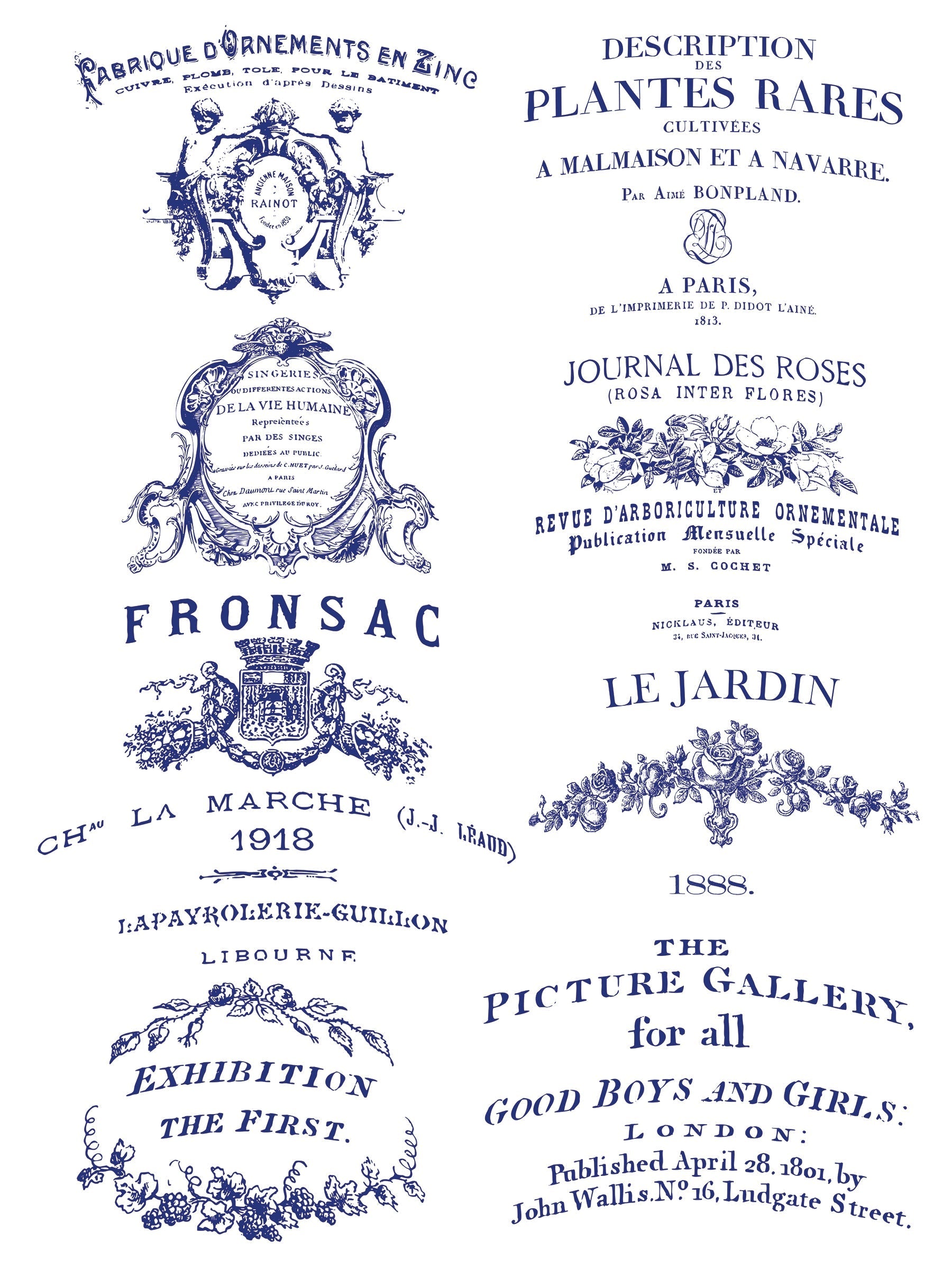 Traditional Pots Decor Transfer Set by IOD - Iron Orchid Designs @ Painted Heirloom