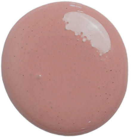 Glossy round drop of Trellis Rose–Sweet Pickins Milk Paint by Old Fashioned Milk Paint with fine dark specks.