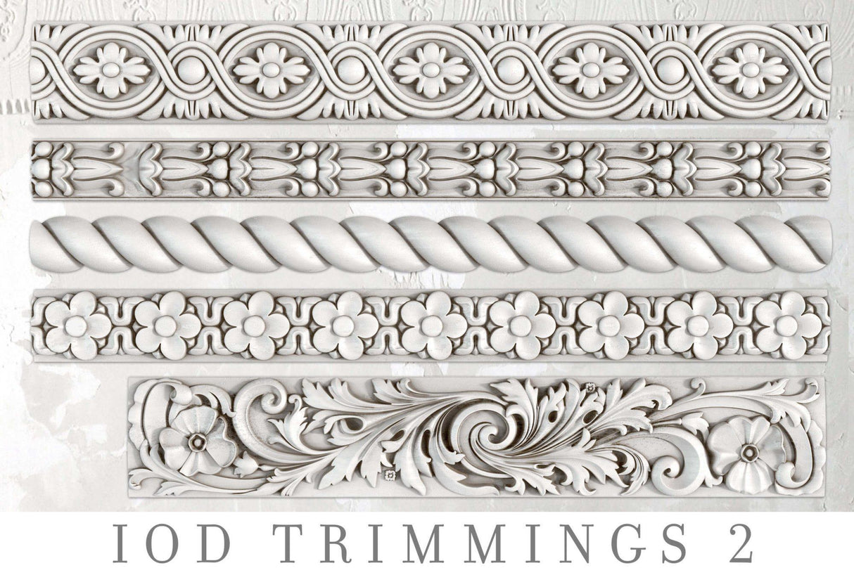 Trimmings 2 Decor Mould by IOD - Iron Orchid Designs @ Painted Heirloom