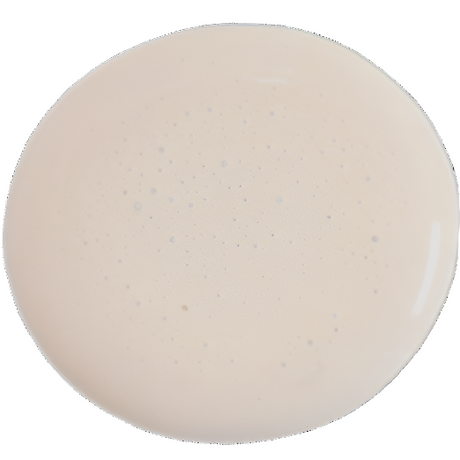 Truffle – Sweet Pickins Milk Paint by Old Fashioned Milk Paint on a round white plate with bubbles.