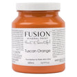 500mL Fusion Mineral Paint Tuscan Orange Fusion (Seasonal), acrylic, with white lid and detailed branded label.