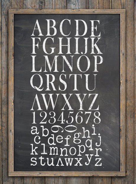 Typesetting Decor Stamp by IOD - Iron Orchid Designs @ Painted Heirloom