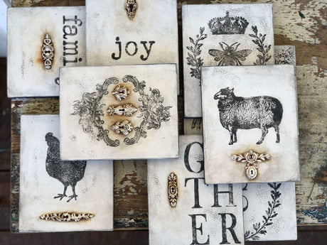 Typesetting Decor Stamp by IOD - Iron Orchid Designs @ Painted Heirloom