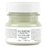 37mL jar of Fusion Mineral Paint, Upper Canada Green (Seasonal), with a white label and gray lid.