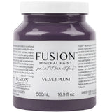 500ml jar of Fusion Mineral Paint in Velvet Plum.