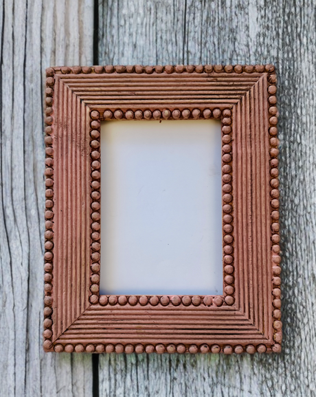 Brown beaded frame for Veranda DIY Cottage Color by DIY Paint Co., suitable for rustic wood or furniture projects.