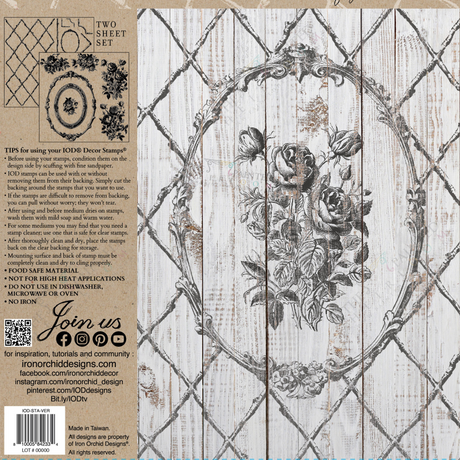 Veranda Stamp by IOD - Iron Orchid Designs @ The Painted Heirloom