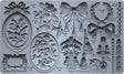 Victoriana Mould by I.O.D. featuring ornate Victorian florals, bows, frames, and volume labels.