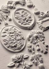 Victoriana Mould by IOD, Victorian-inspired decorative mould from Iron Orchid Designs.