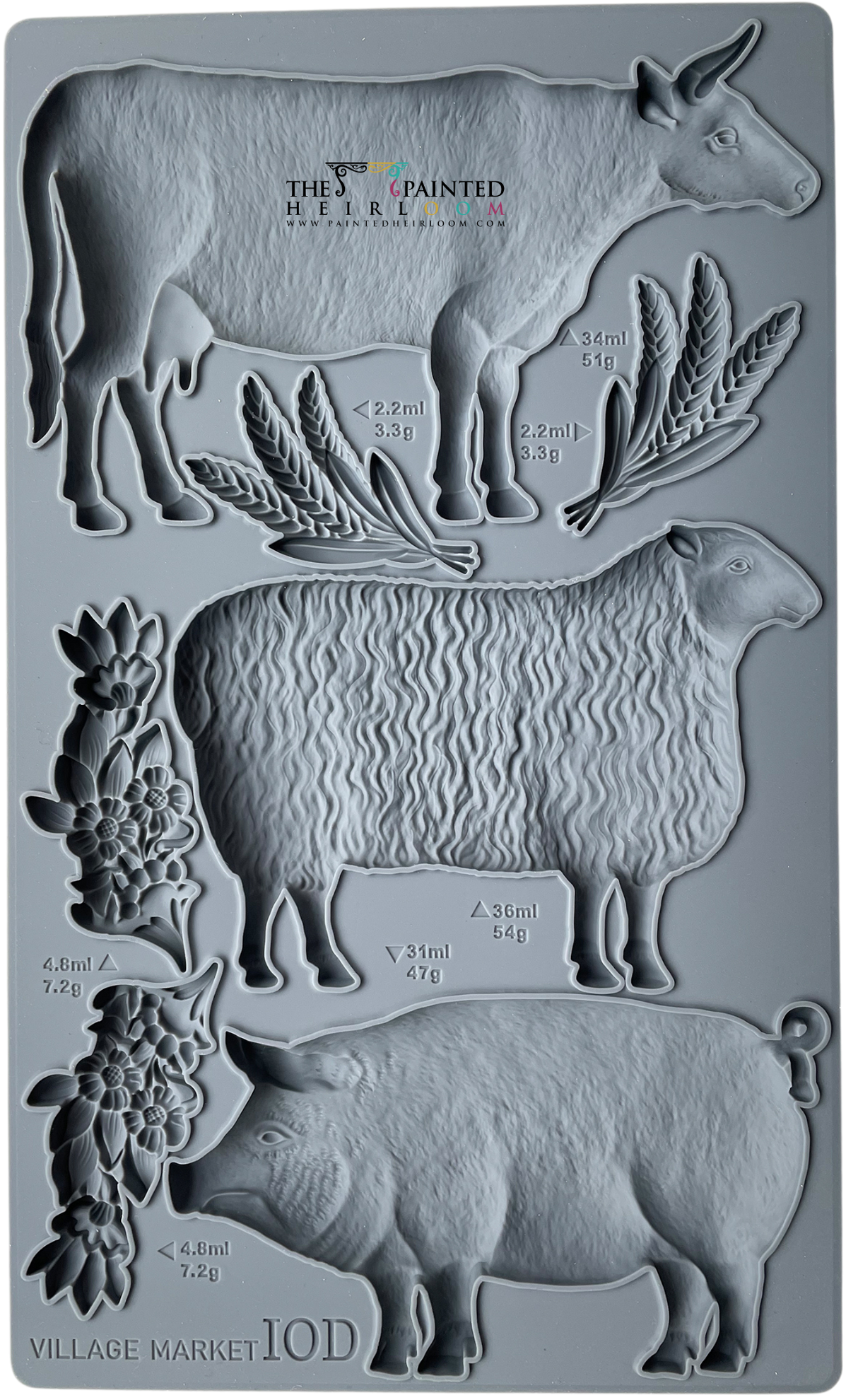 Village Market Mould by IOD - Iron Orchid Designs @ The Painted Heirloom