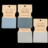 Miss Lillian’s Vintage Storm No-Wax Chock Paint for furniture restoration, no wax needed.