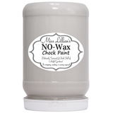 Miss Lillian’s Vintage Storm No-Wax Chock Paint in a white container with a black and white decorative label.