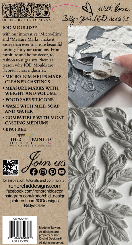 Viridis Mould by IOD - Iron Orchid Designs @ The Painted Heirloom