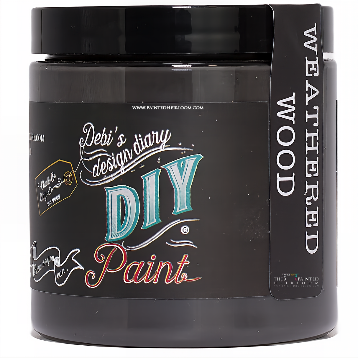 Weathered Wood DIY Paint @ The Painted Heirloom