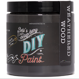 DIY Paint Co. Weathered Wood black eco-friendly clay and chalk paint for crafts and upcycling.