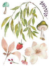 I.O.D. Whispering Willow Transfer by Iron Orchid Designs for furniture decor, featuring watercolor-style artwork.