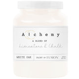 500mL Fusion Mineral Paint, White Oak Alchemy, chalk-style for furniture, limestone & chalk finish.