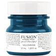Willowbank Fusion Mineral Paint in navy, all-in-one acrylic paint for furniture.